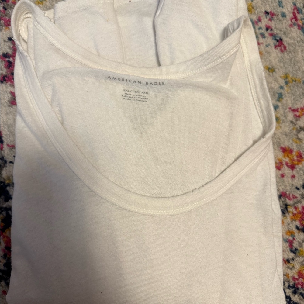 American Eagle Oversized Distressed Tee